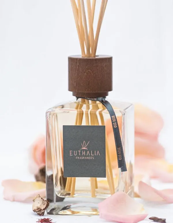 EUTHALIA OUD ROSE 1000ML DIFFUSER