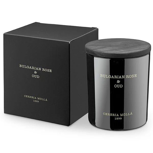 Cereria Molla 3 Wick Candle (Bulgarian Rose & Oud)
