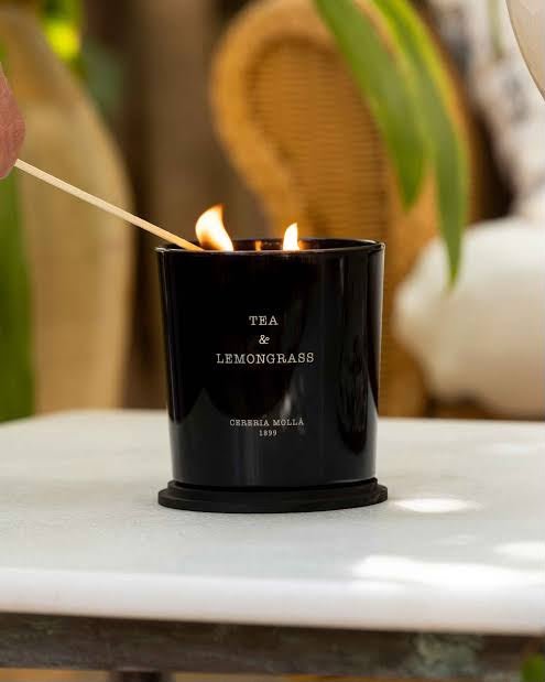Cereria Molla 3 Wick Candle (Tea and Lemongrass)