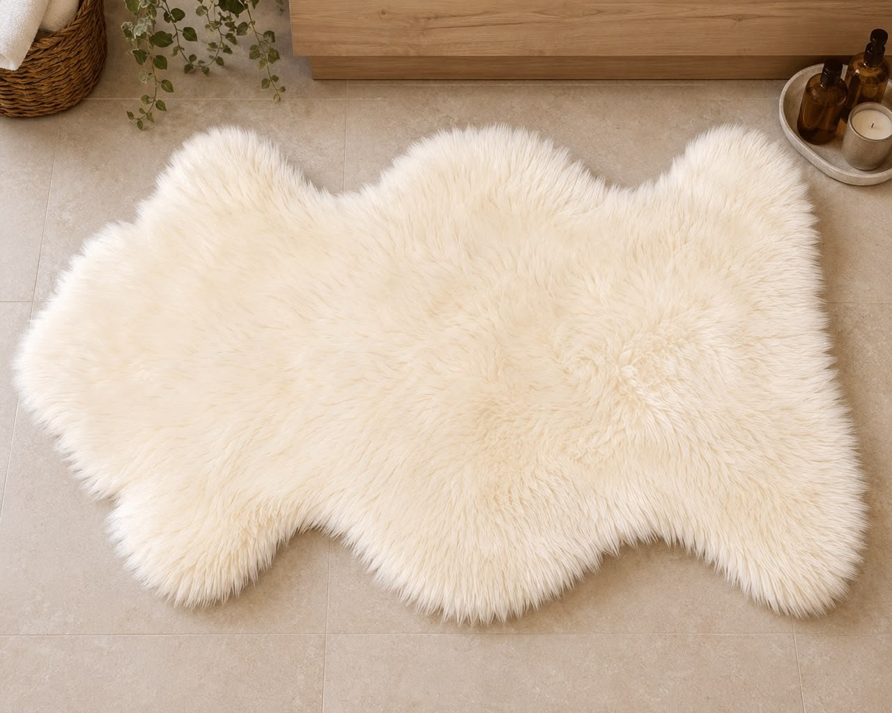 Rens Fur Bath Mat