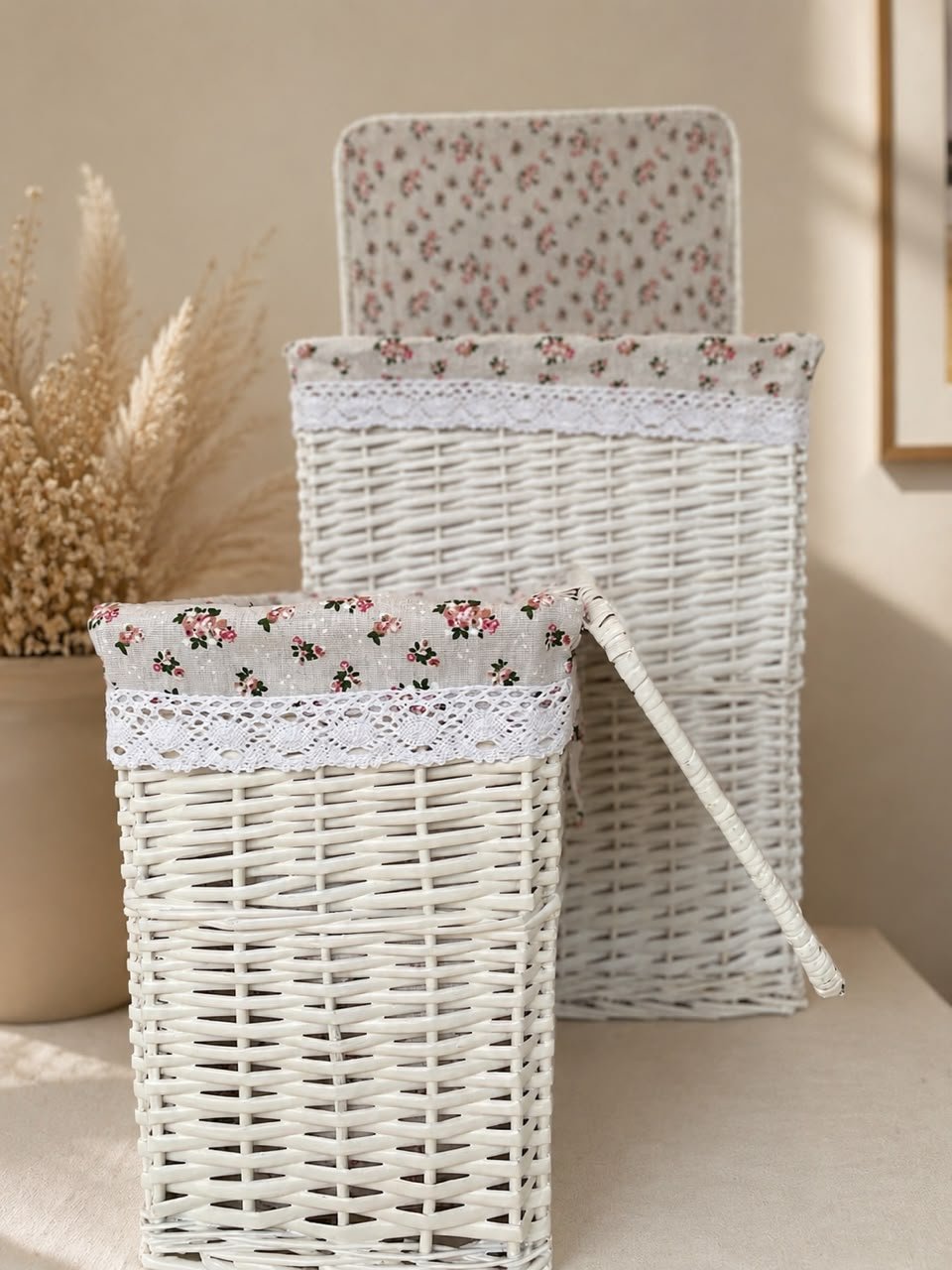 Maison Valor Ivory Bloom Basket